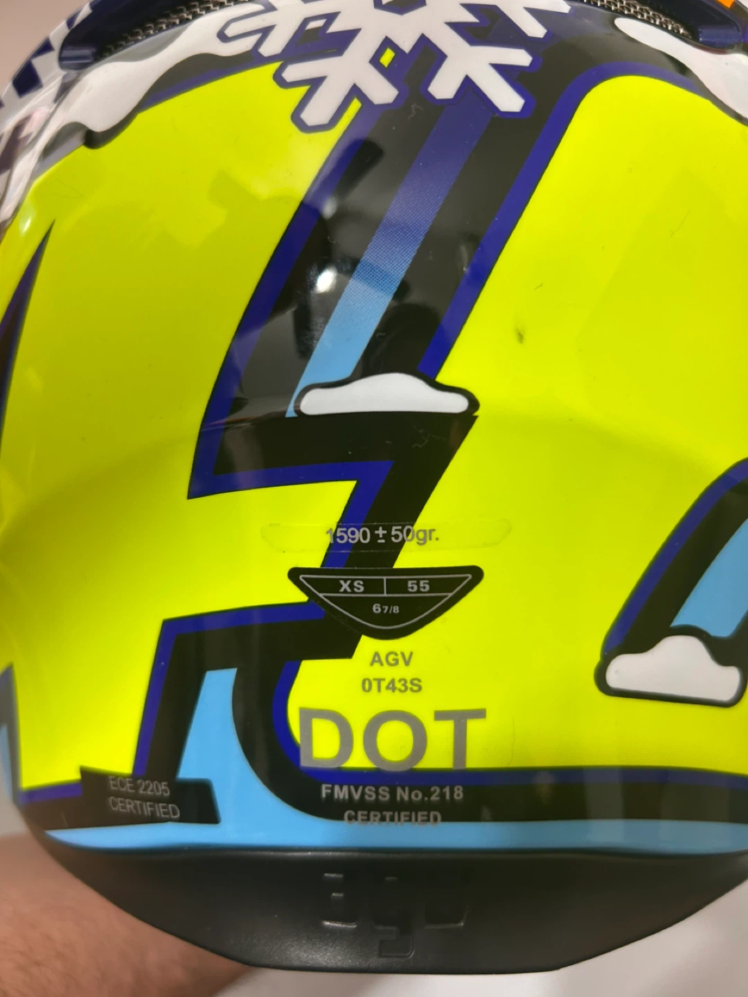AGV DOT XS Motorcycle Helmet - photo 2