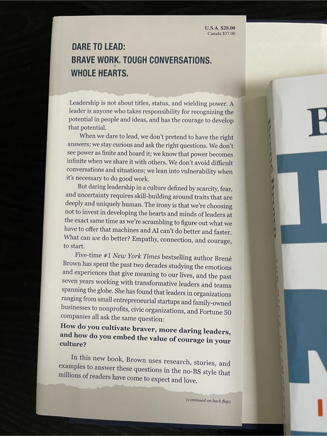 Two Brene Brown Books Dare to Lead/Gifts of Imperfection - photo 3