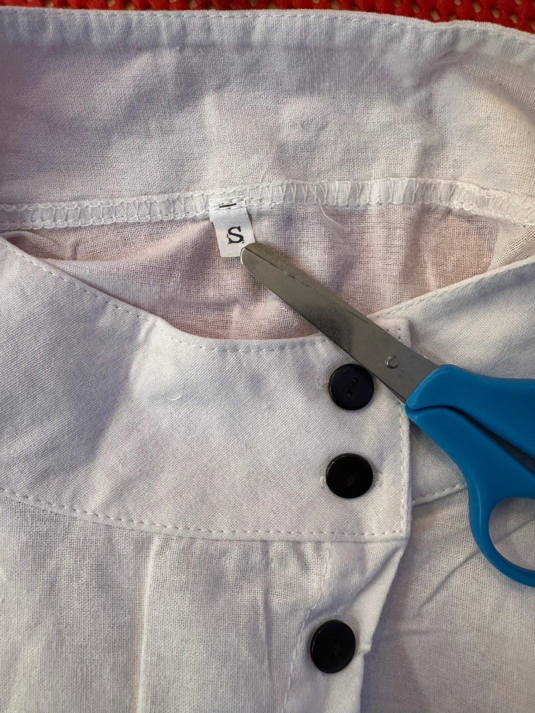 White Sleeveless Blouse - Size S - photo 3