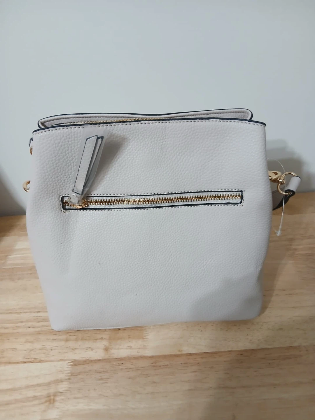 Sac à main bandoulière blanc cassé - photo 2