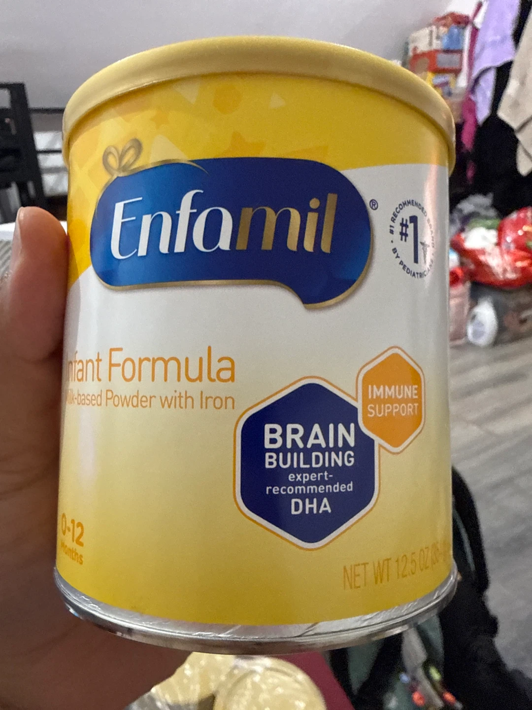 Enfamil Infant Formula - Milk-Based Powder with Iron (4 Pack)