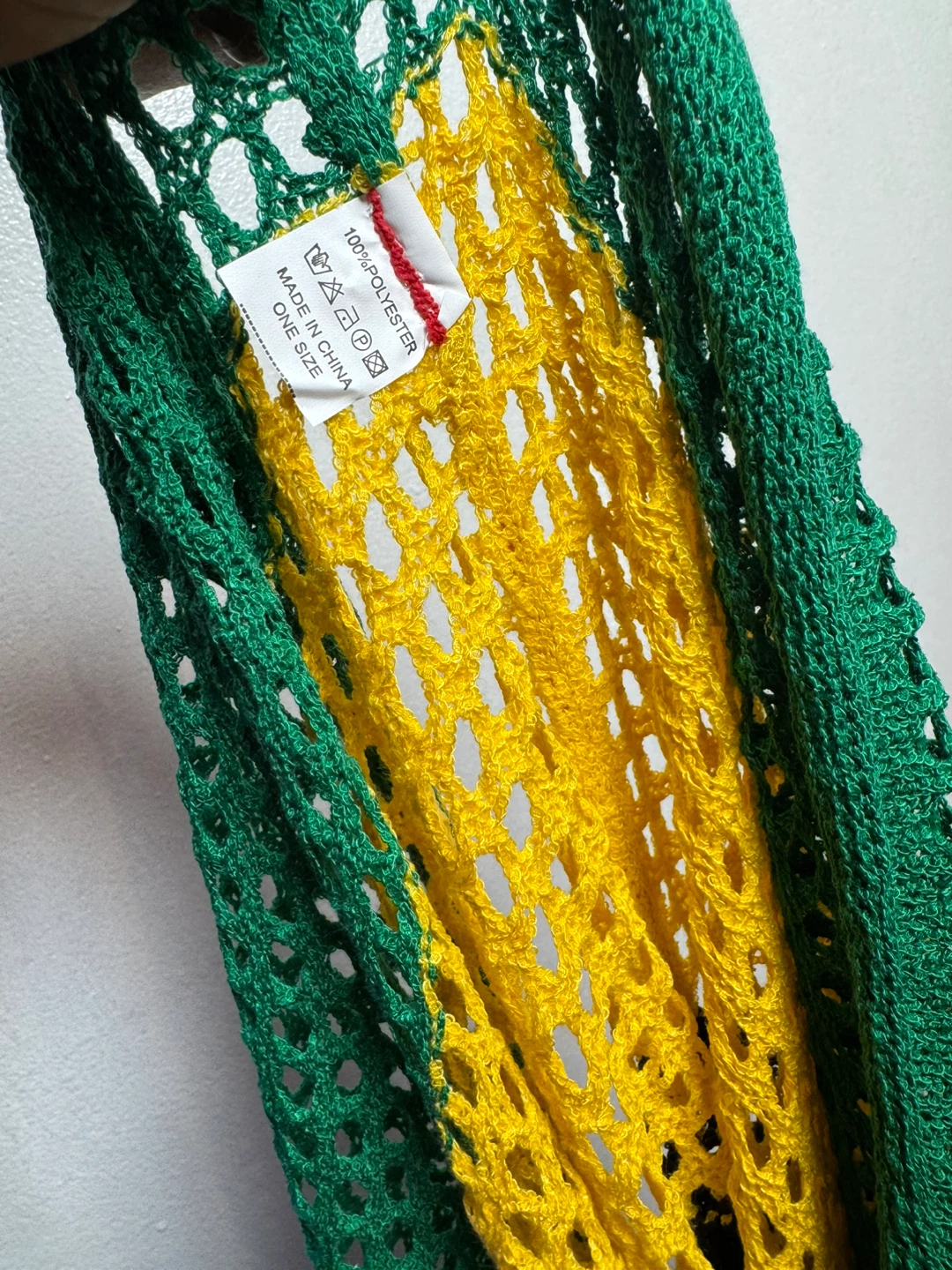 Rasta Striped Mesh Knit Sweater - photo 3