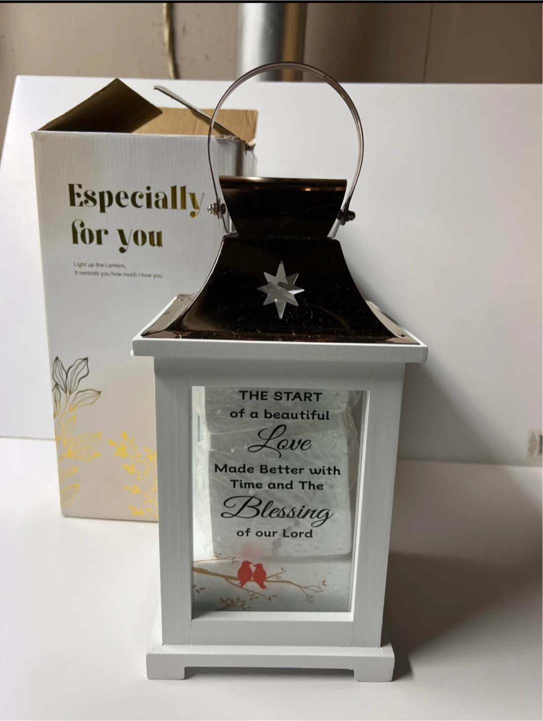 Mr & Mrs Wedding Lantern