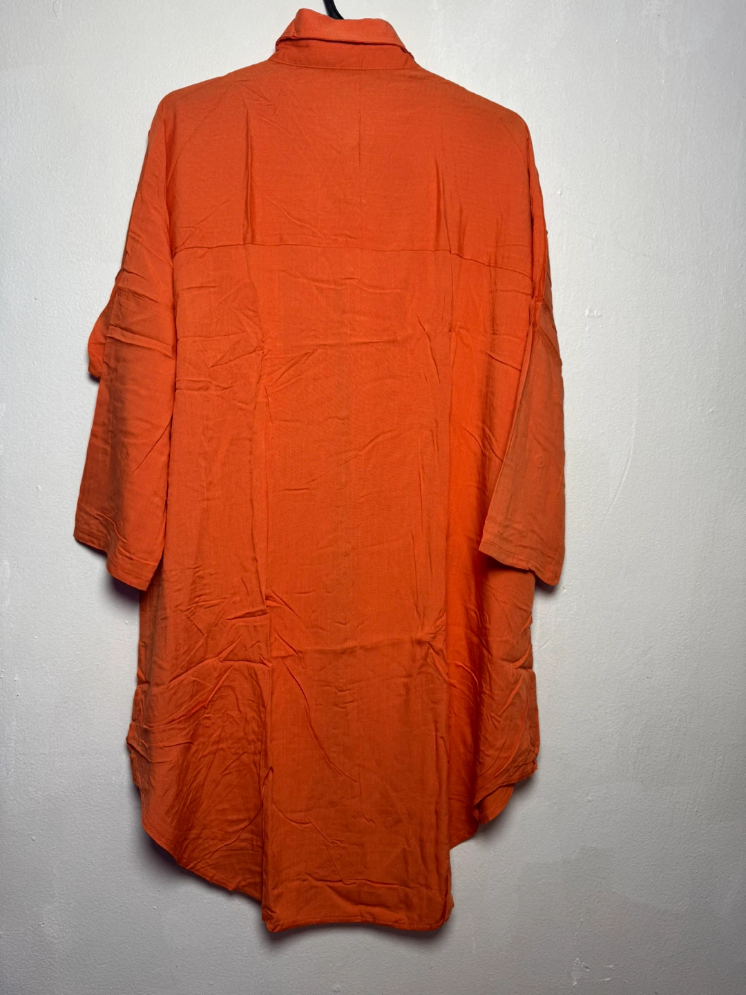 Orange Button-Up Shirt - One Size - photo 2