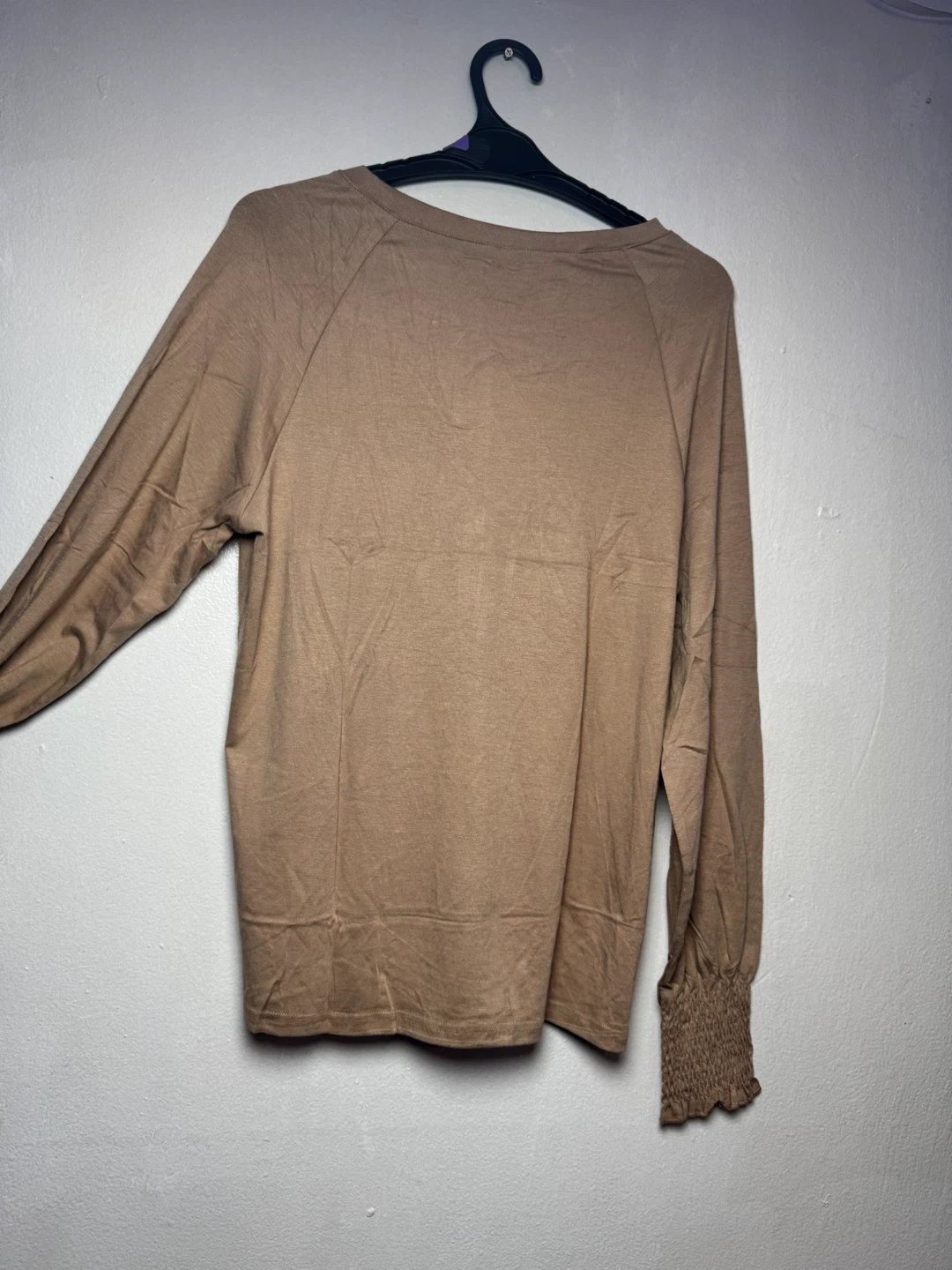 Brown Long Sleeve Top - Size S - photo 3
