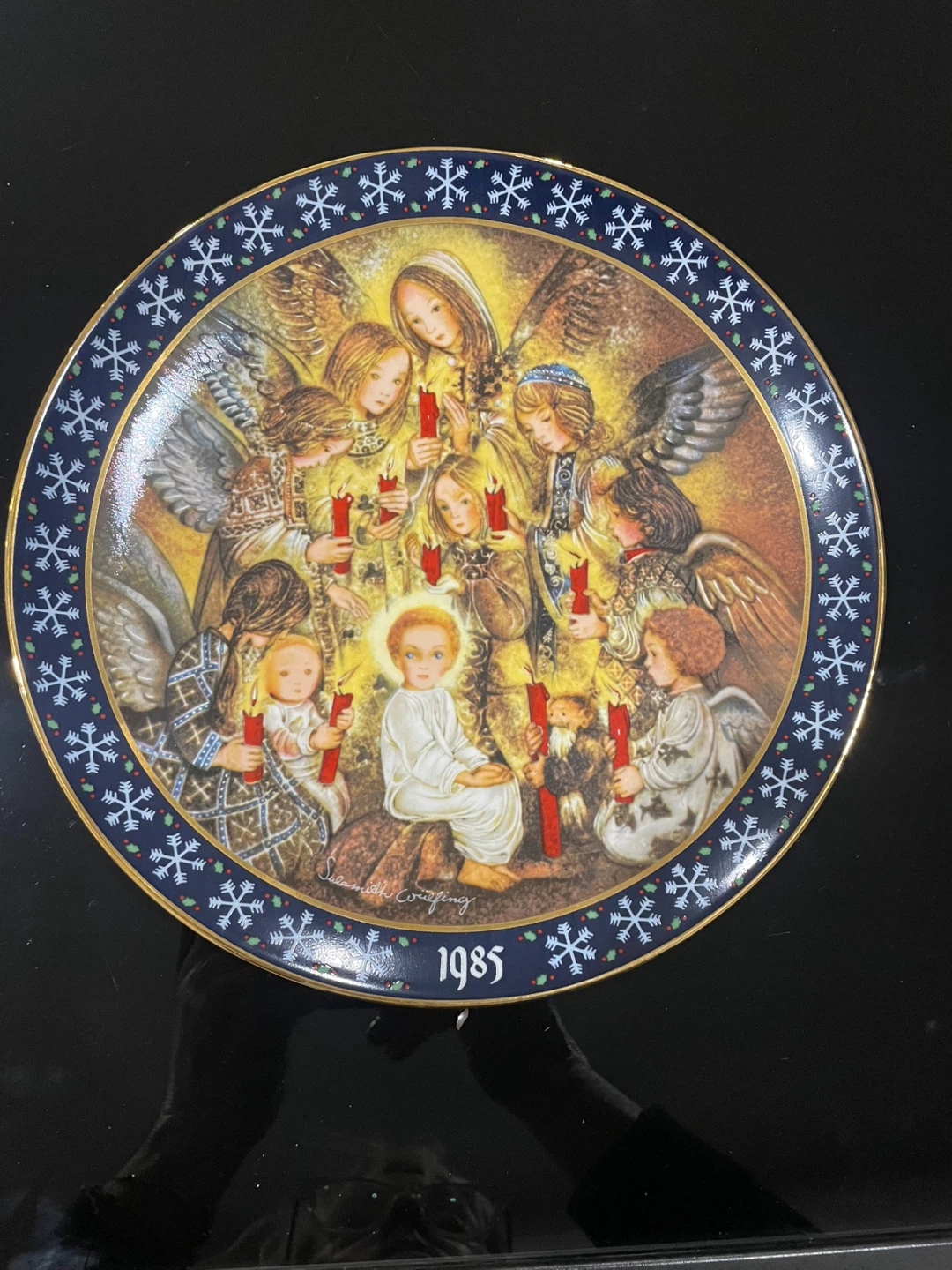 Königsalt Bayern 1985 "The Angels' Vigil" Collector Plate