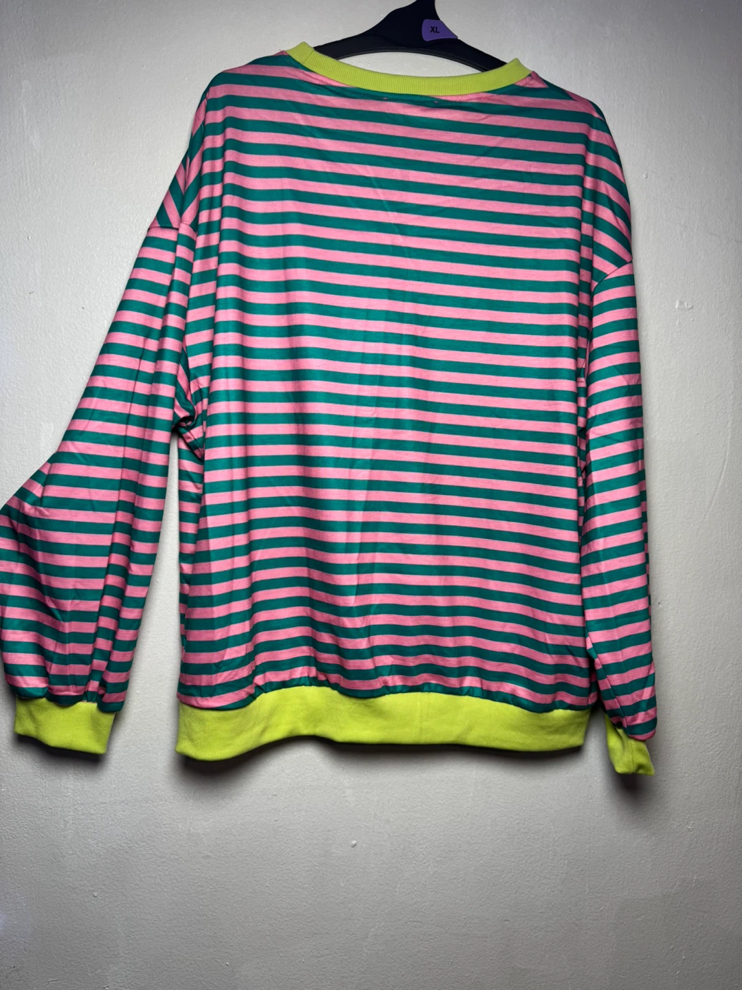 ETOSELL Striped Crewneck Sweatshirt Size M - photo 2