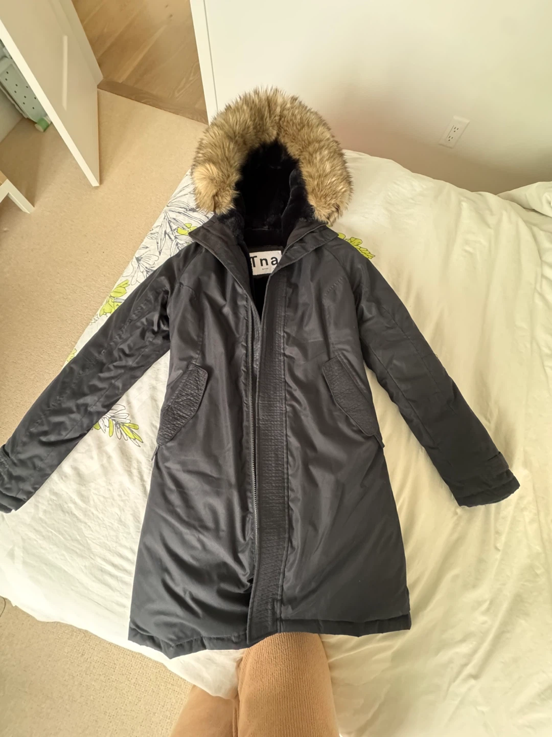 Tna Black Parka with Fur Hood - photo 4