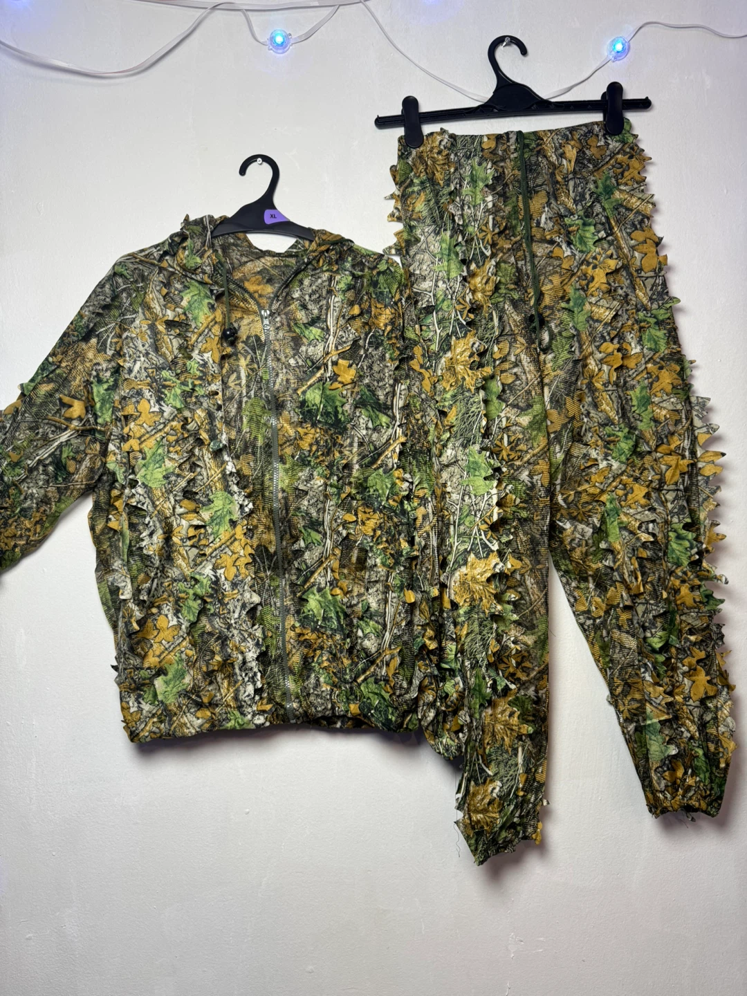Camouflage Ghillie Suit Jacket and Pants Set