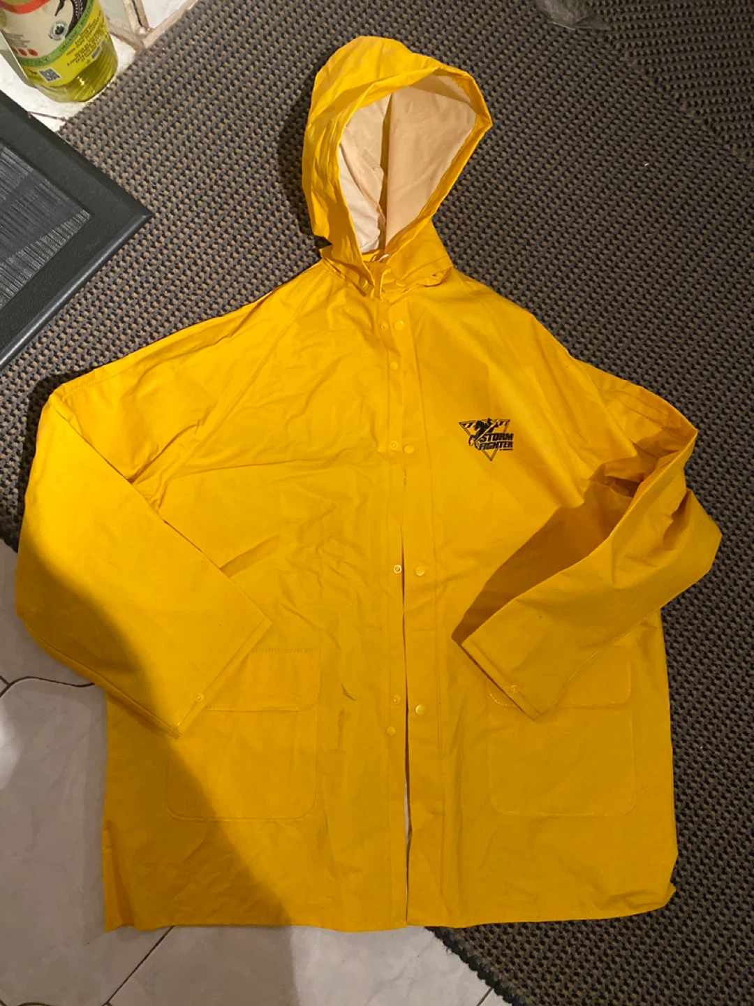 Yellow Storm Fighter Rain Suit 🏆Jacket and Pants - photo 2