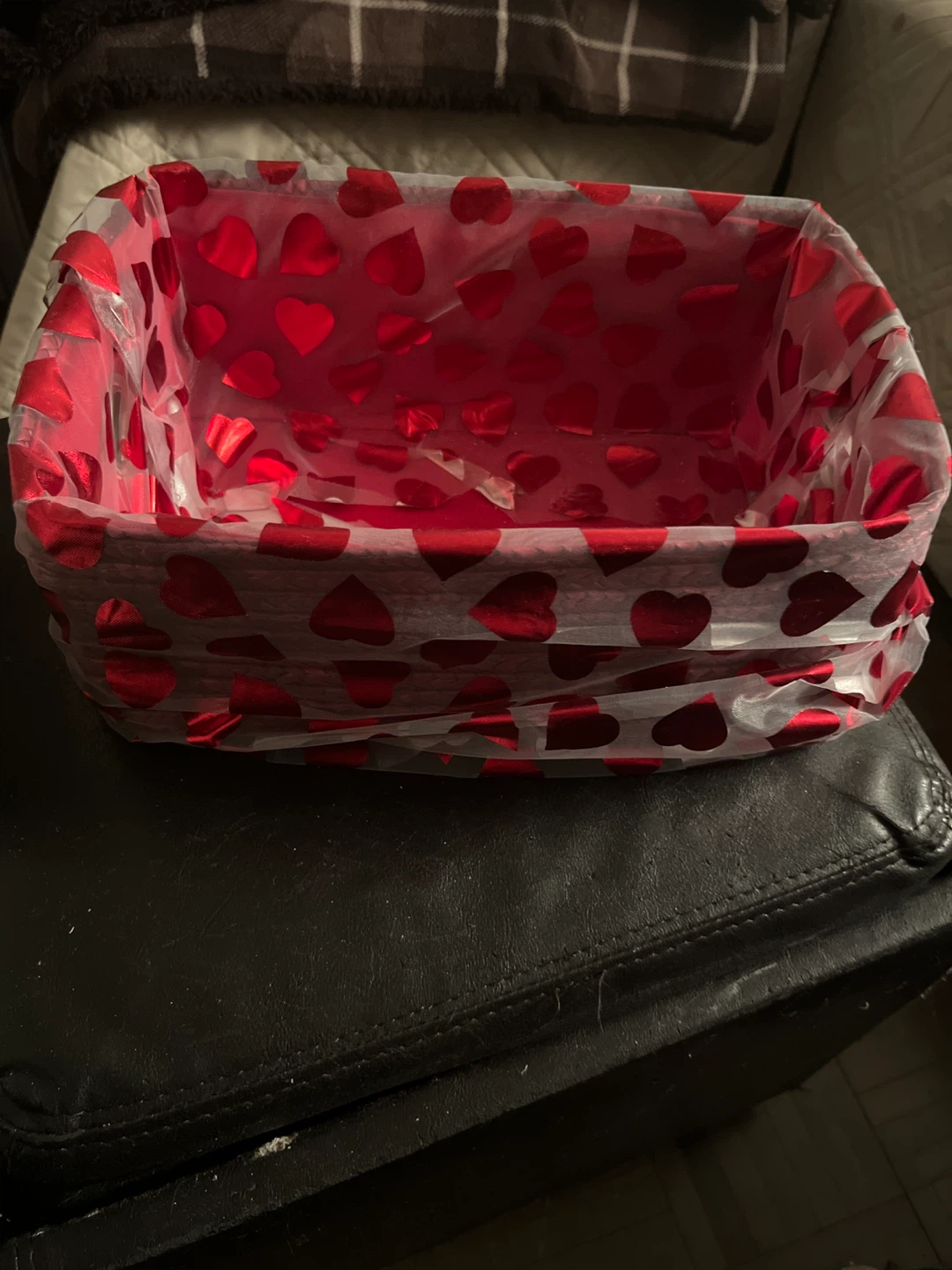 Red Heart Valentine's Day Gift Basket