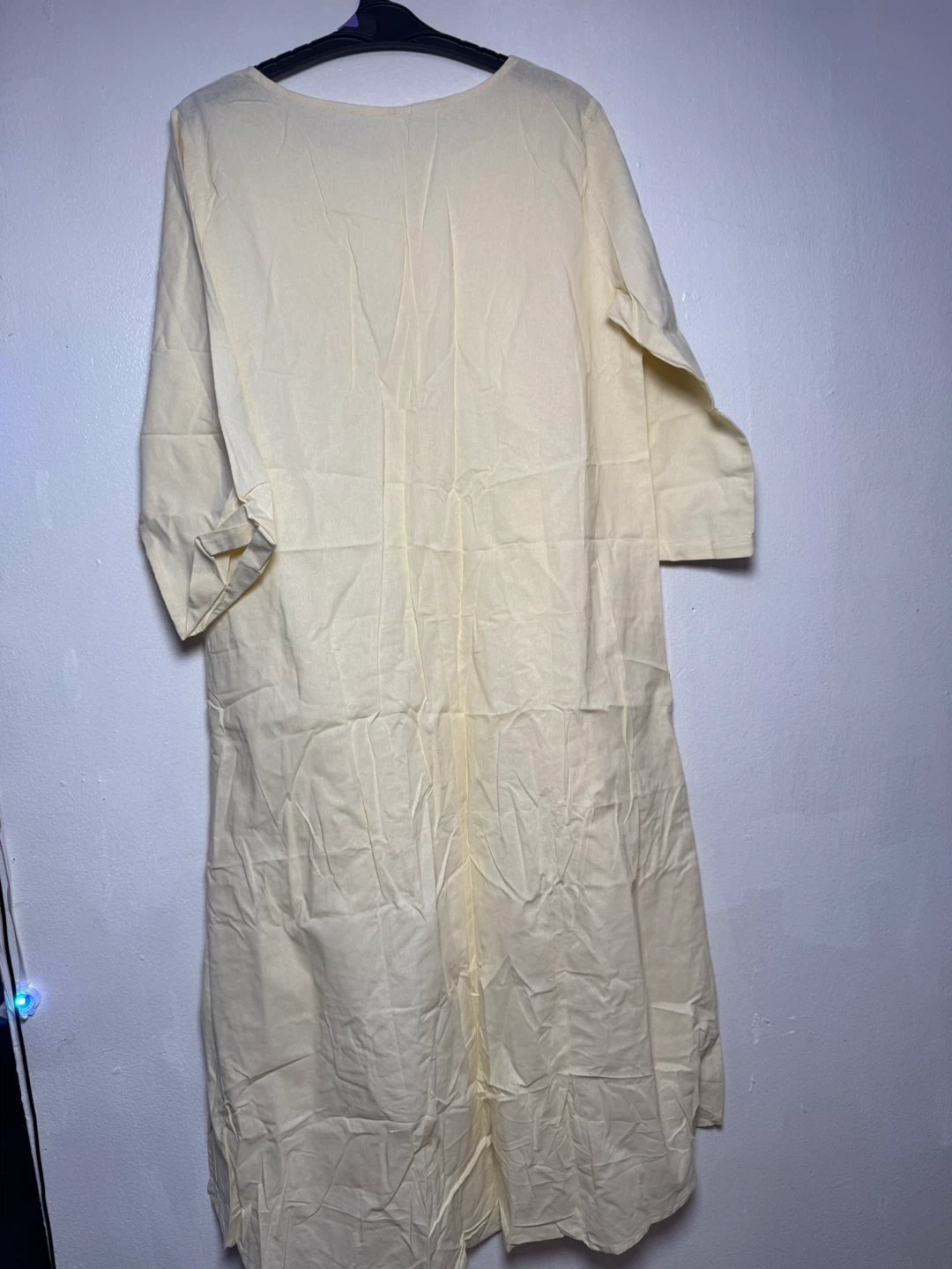 XXL Cream Linen Blend Two-Piece Set - photo 2