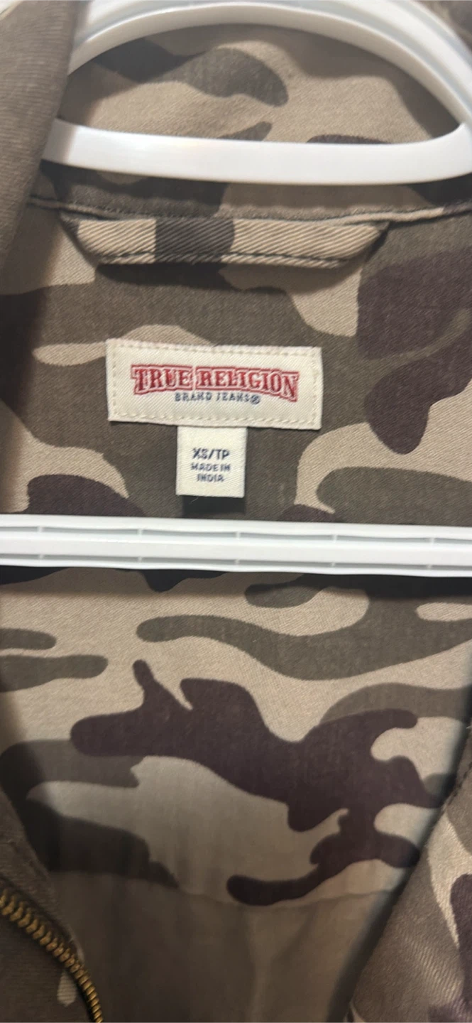 True Religion Camo Utility Jacket XS/TP - photo 3