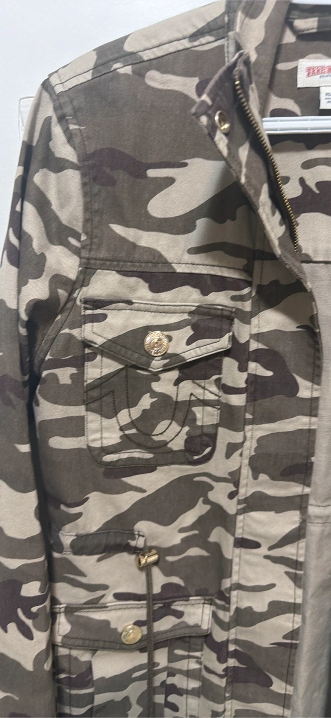 True Religion Camo Utility Jacket XS/TP - photo 4