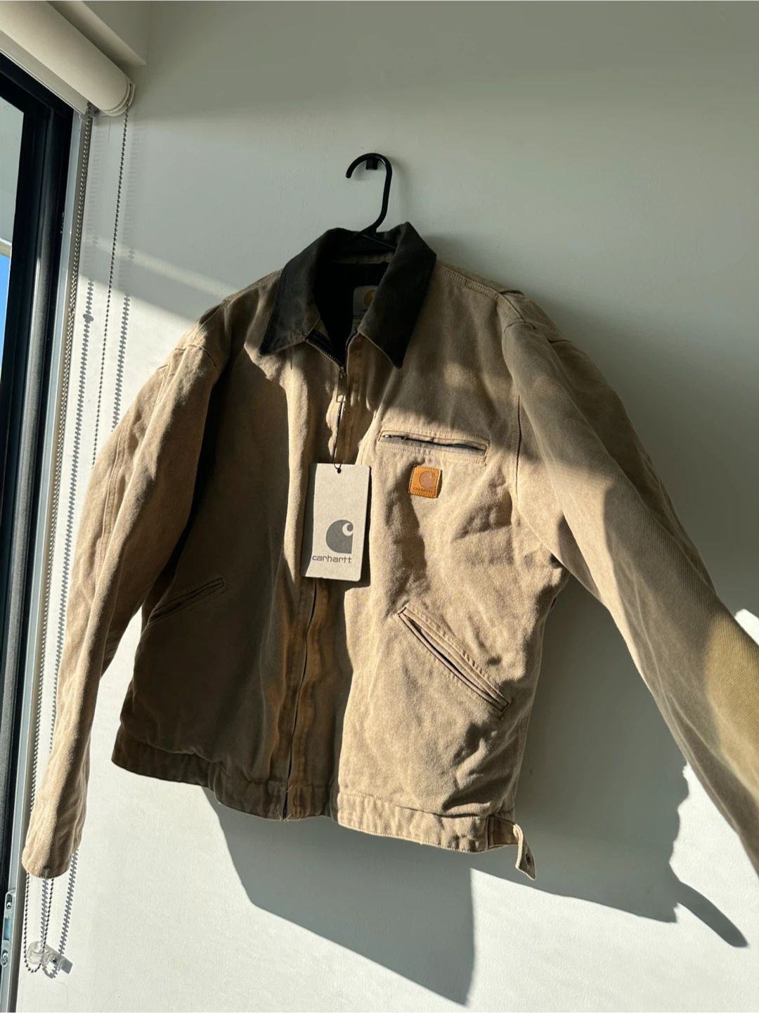 Carhartt Men's Duck Detroit Jacket - Tan - Large - photo 4