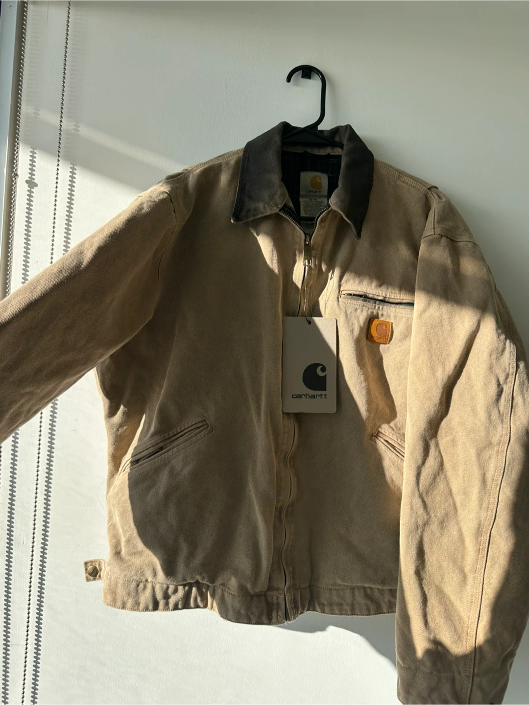 Carhartt Men's Duck Detroit Jacket - Tan - Large - photo 3