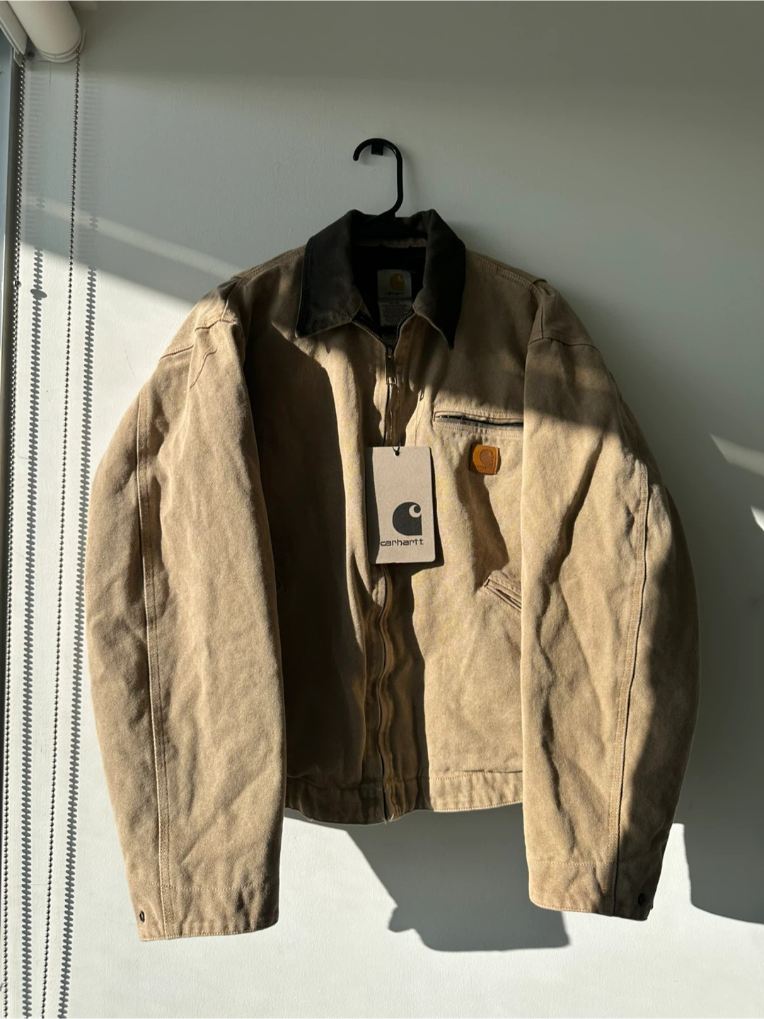 Carhartt Men's Duck Detroit Jacket - Tan - Large - photo 2