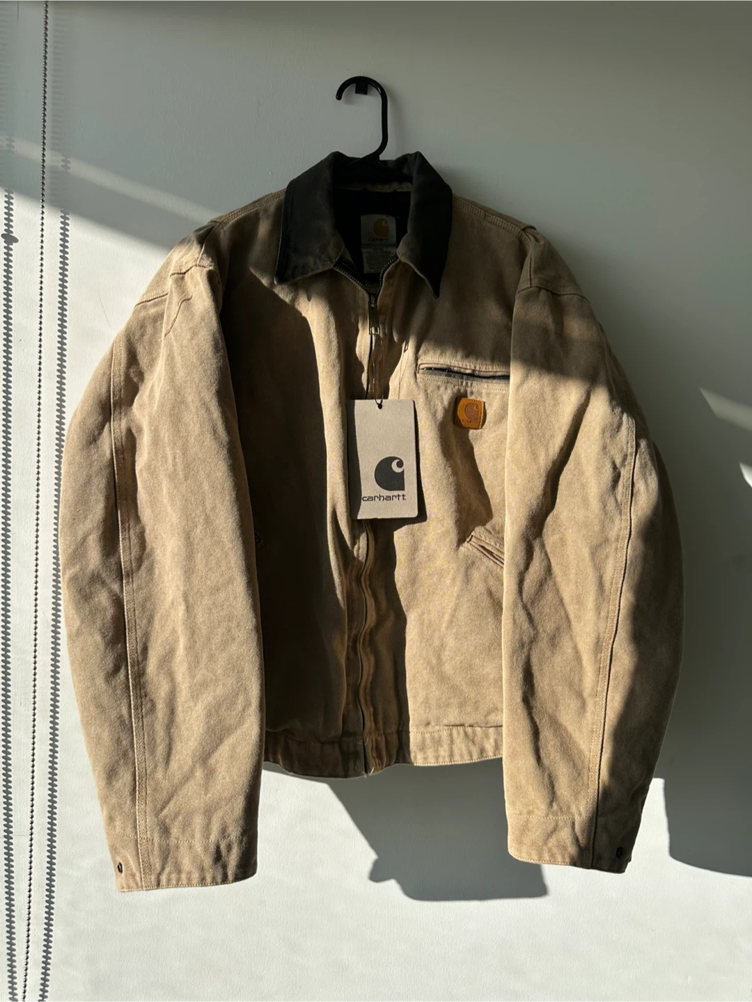 Carhartt Men's Duck Detroit Jacket - Tan - Large