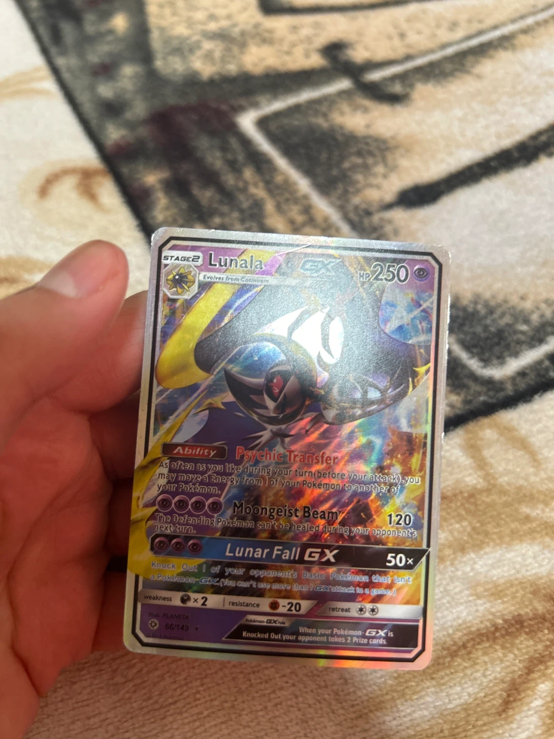 Pokémon TCG Lunala GX 66/149