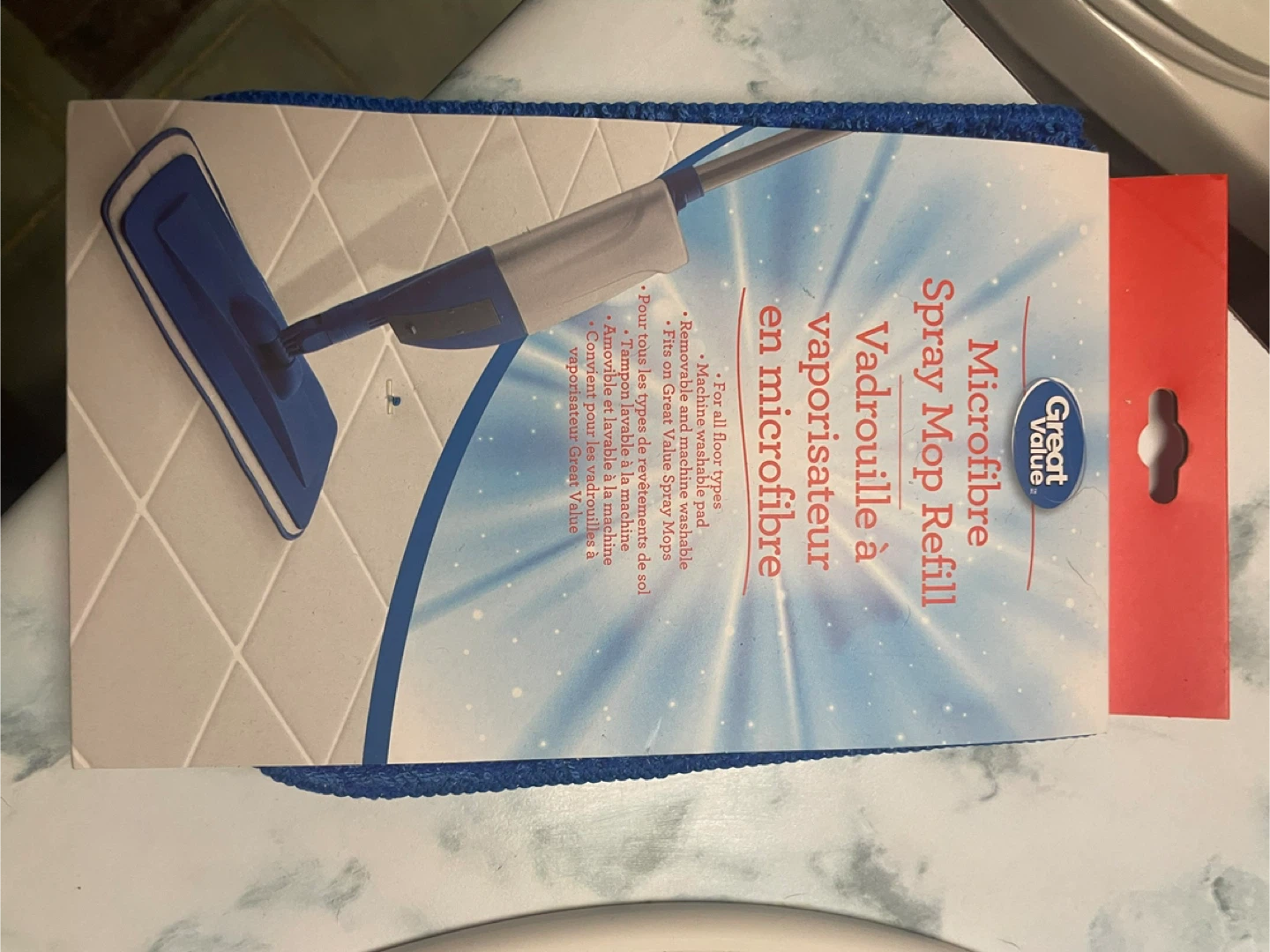 Great Value Microfibre Spray Mop Refill Pads🏆