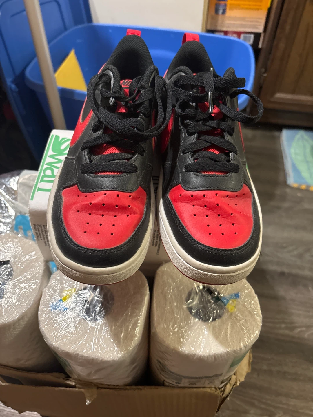 Nike Kids' Shoes Red/Black Size 6Y
