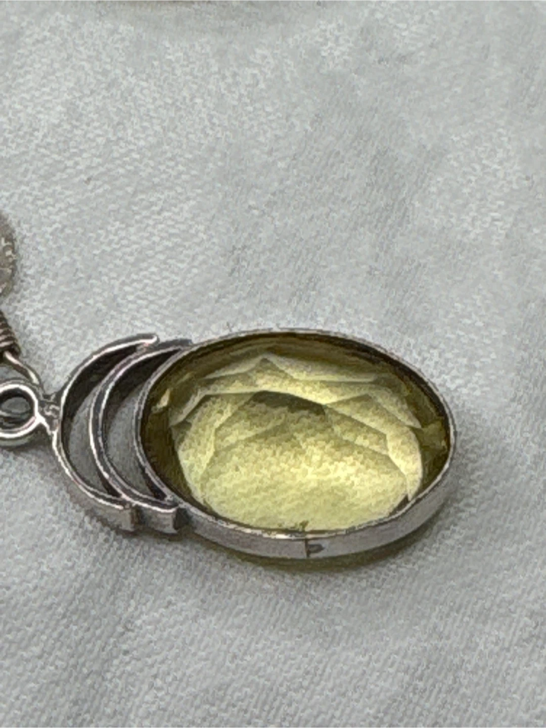 Sterling Silver Lemon Quartz Drop Earrings - photo 4
