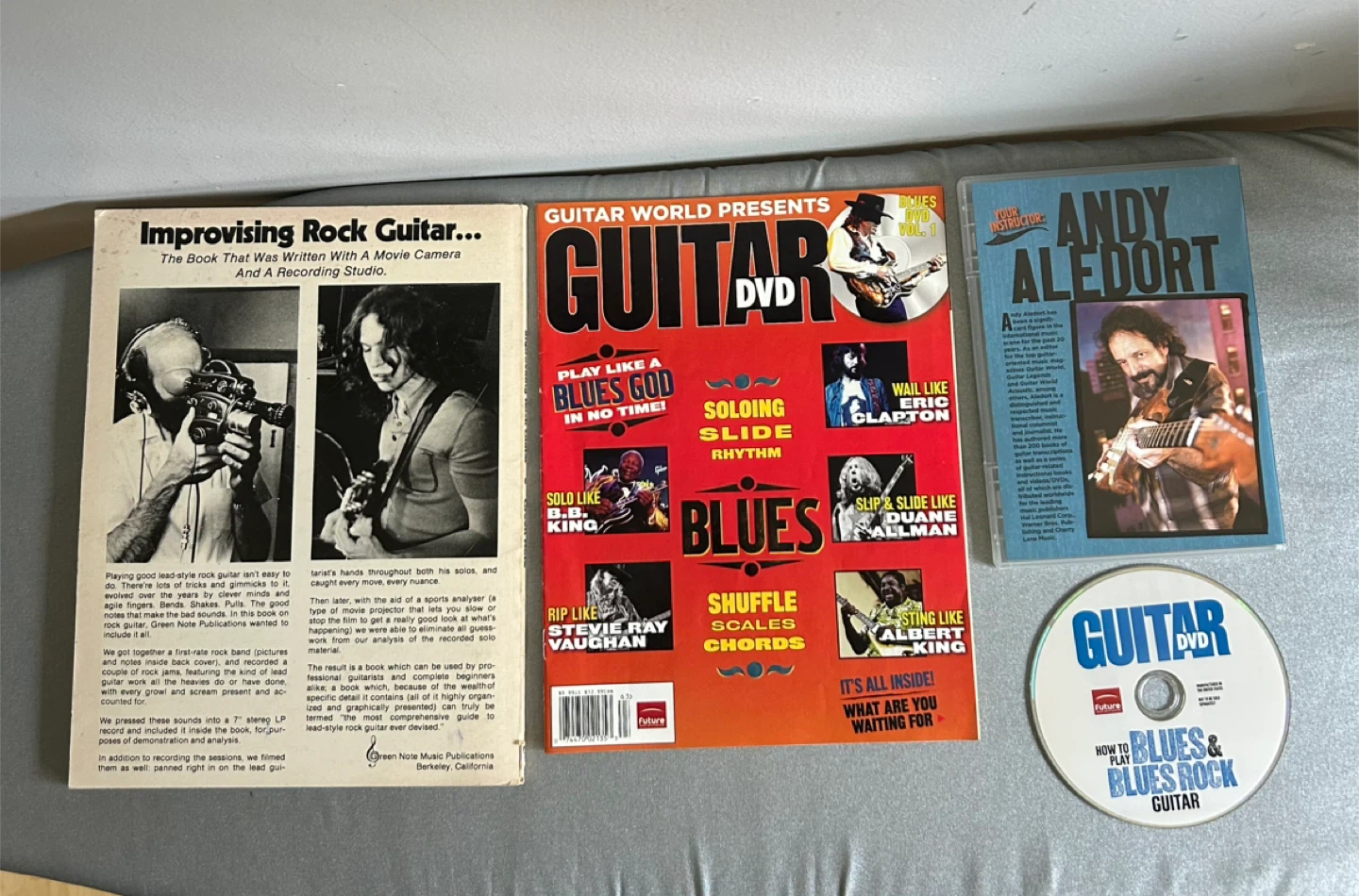 Instructional blues rock book, dvd and vinyl - photo 4
