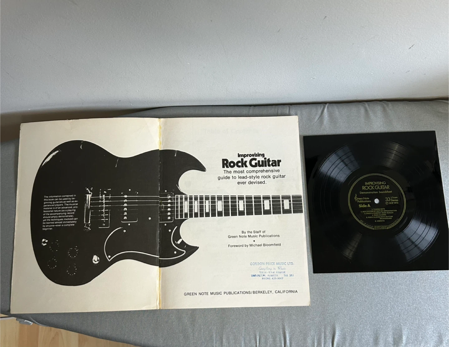 Instructional blues rock book, dvd and vinyl - photo 2