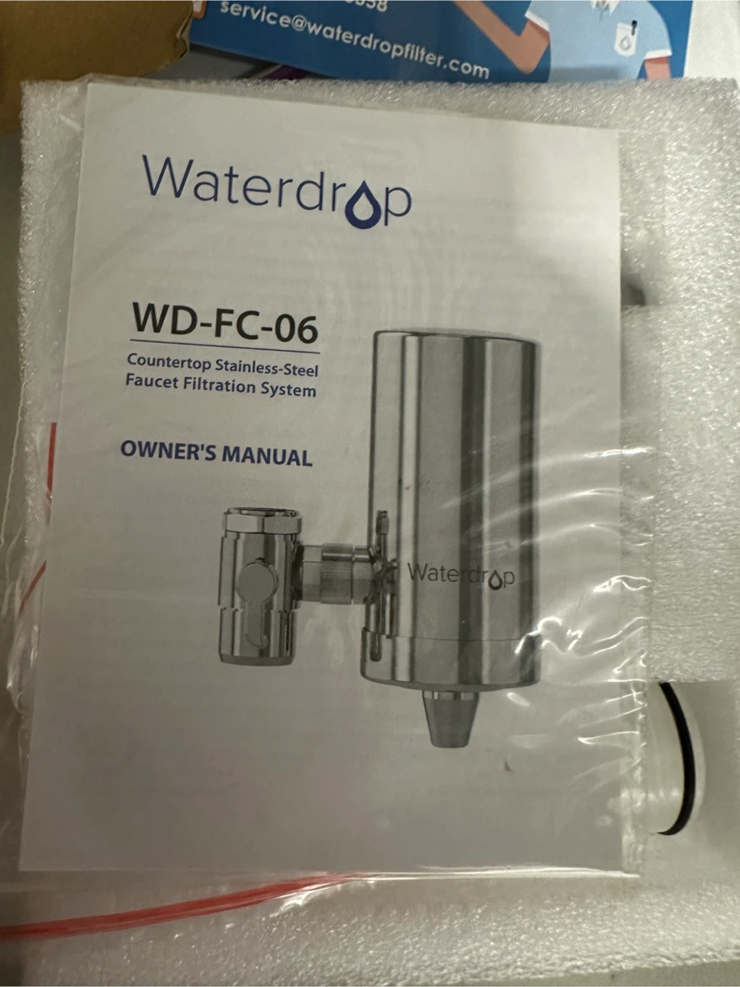 Waterdrop WD-FC-06 Stainless-Steel Faucet Water Filter - photo 4