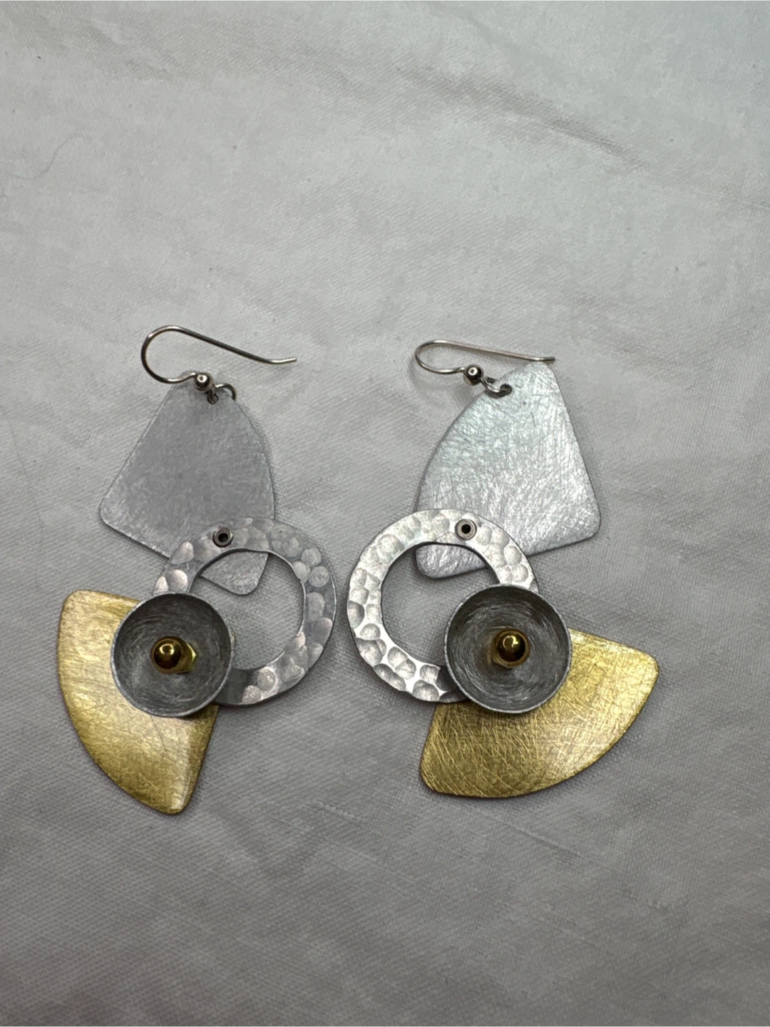 Drift Avant Gard , Mixed Metal Geometric Dangle Earrings