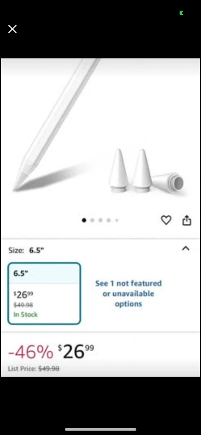 2 New Stylus Pen for iPad Pro 11" (White) - photo 2