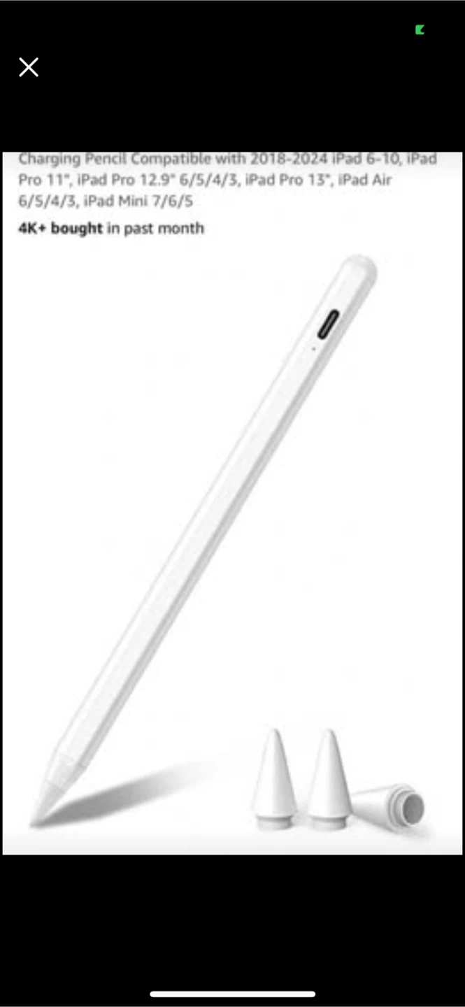 2 New Stylus Pen for iPad Pro 11" (White)
