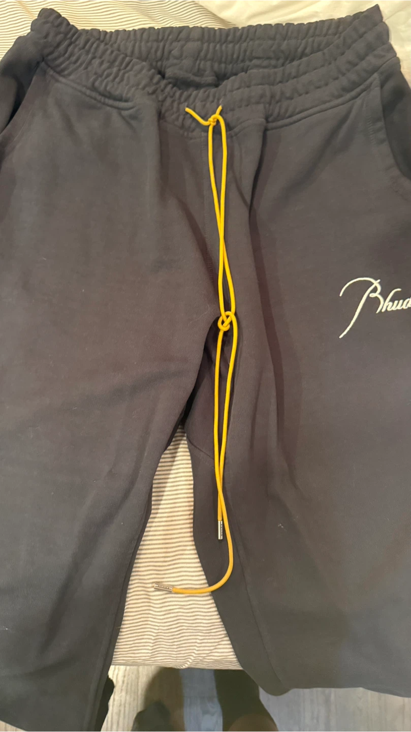 RHUDE Black Sweatpants & Sweatshirt Set - XXL - photo 3