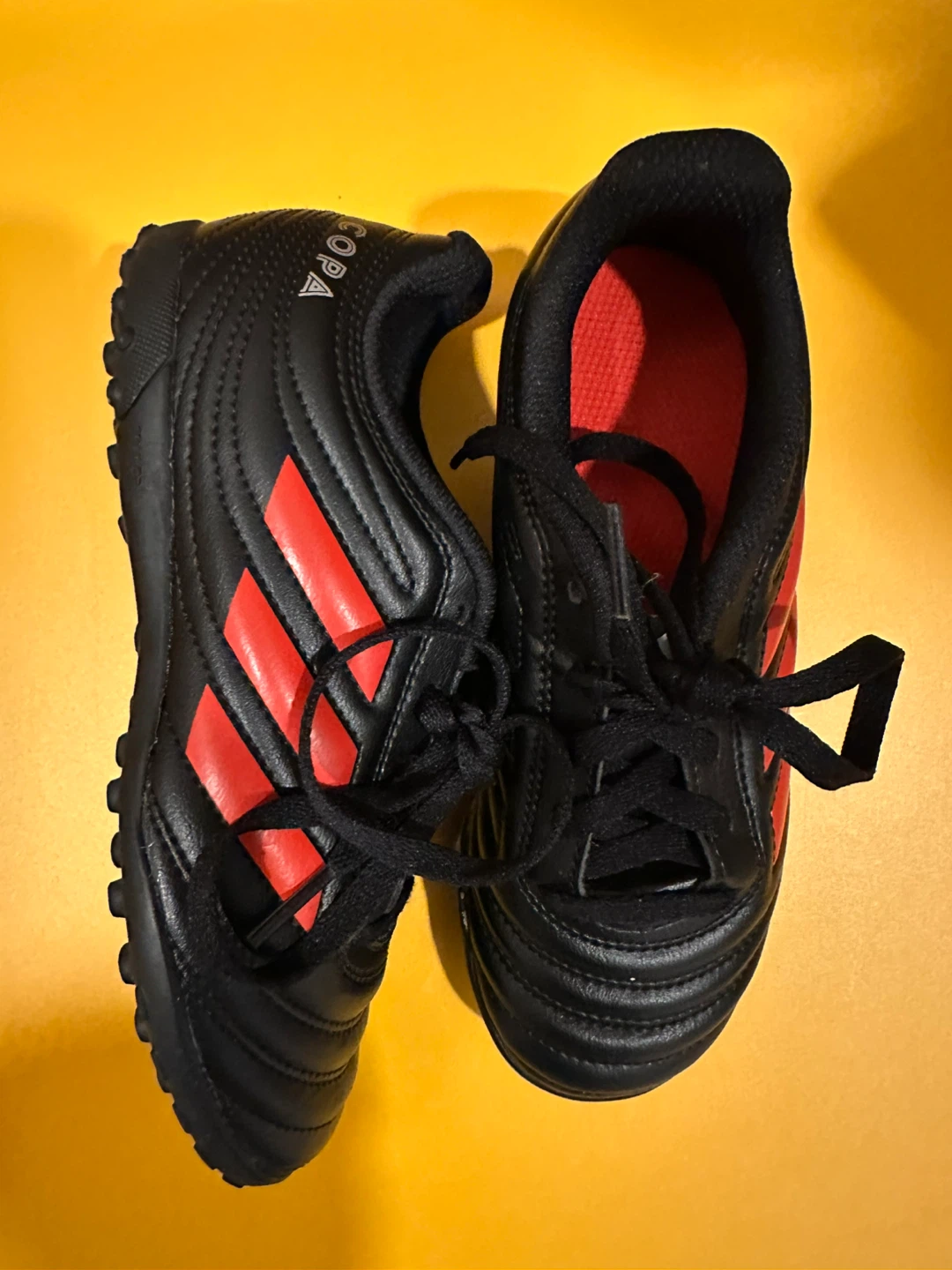 Adidas Copa Soccer Cleats Black Red US Toddler 13K - photo 2