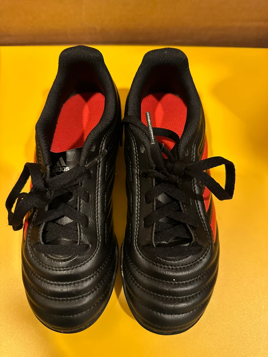 Adidas Copa Soccer Cleats Black Red US Toddler 13K