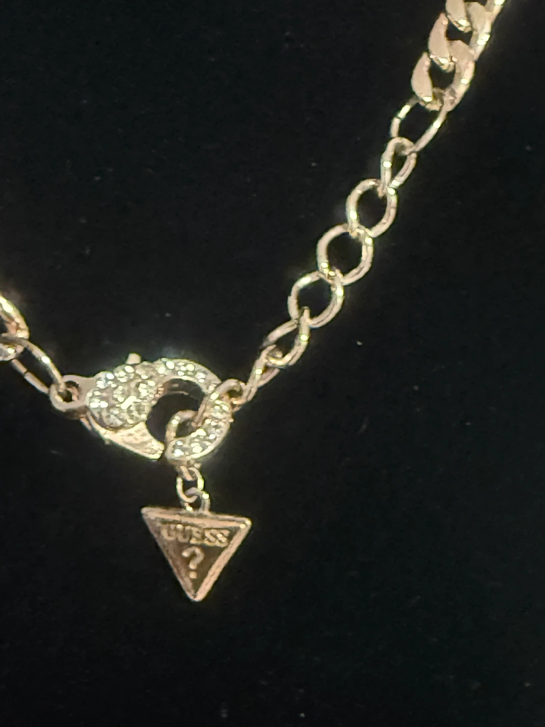 Guess Rose Gold Tone Chain Necklace with Heart Charm - photo 5