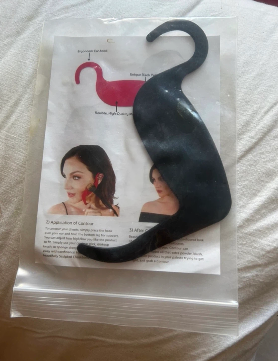 Black Makeup Contour Hook Tool