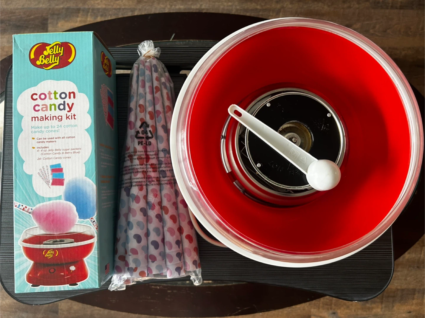 Jelly Belly Cotton Candy Machine + 10 Sticks!