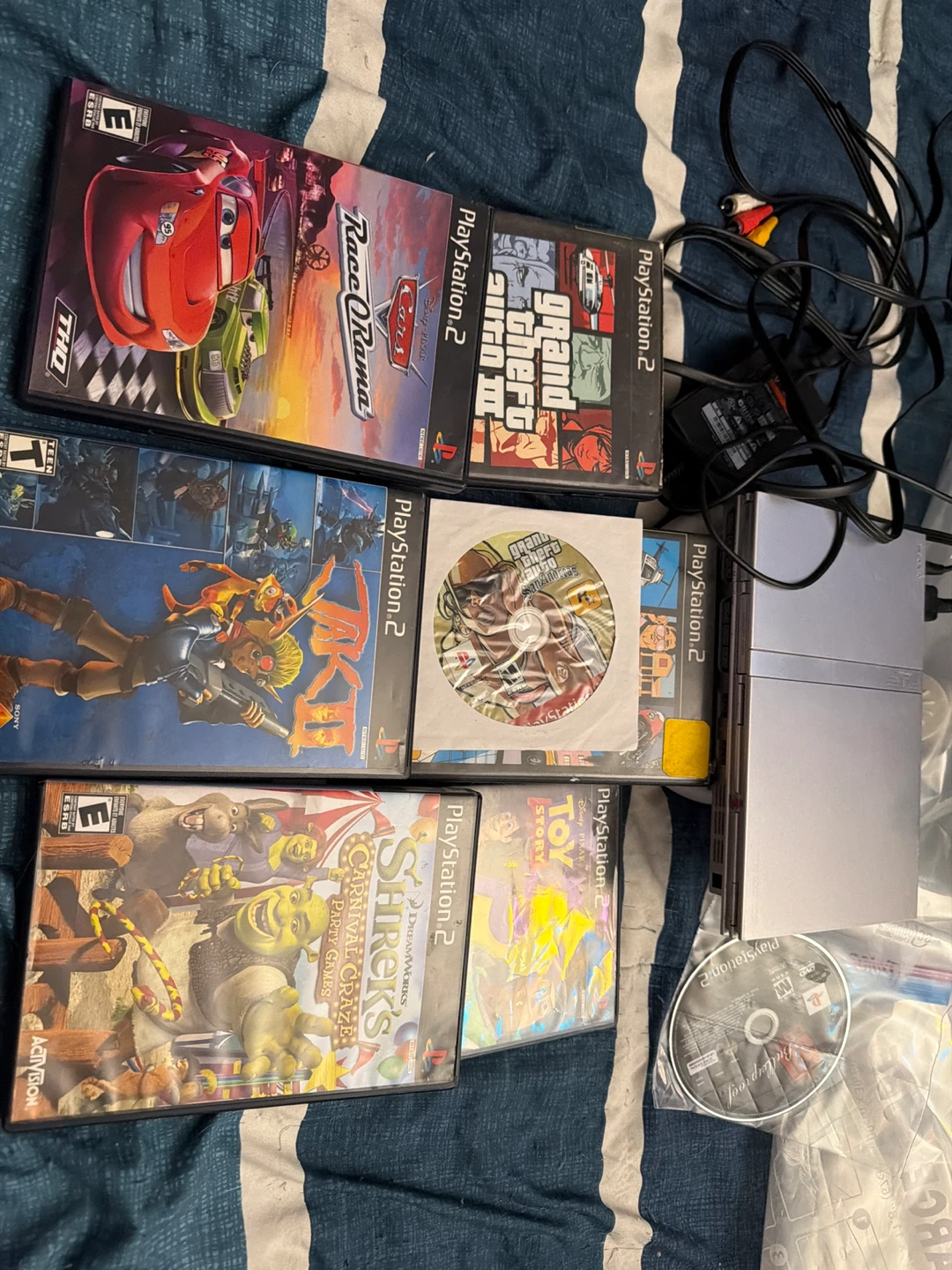 PlayStation 2 Console with Games - photo 3