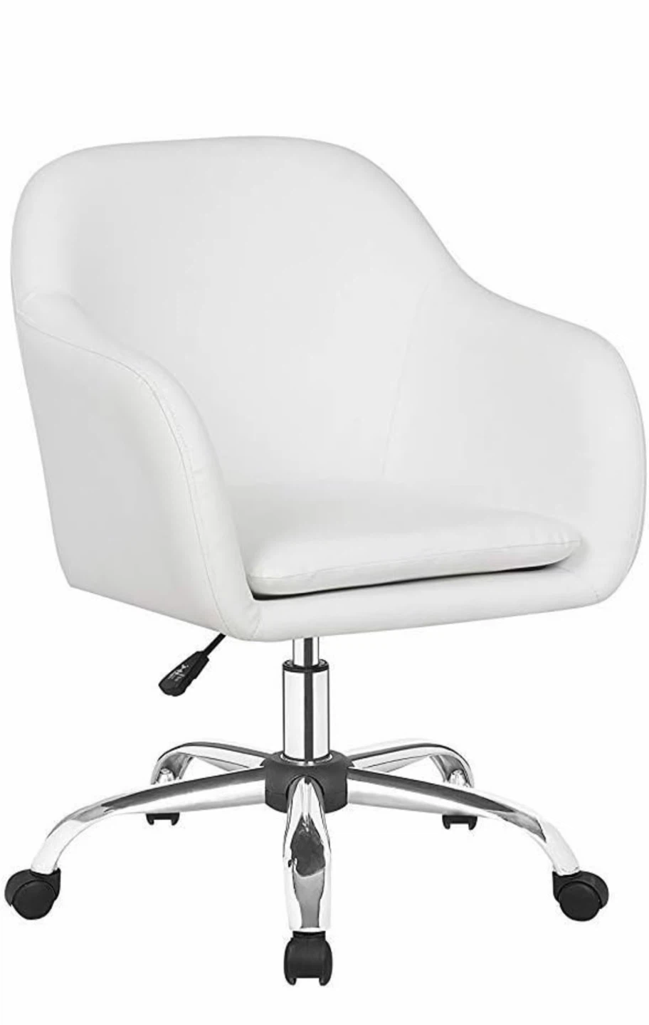 White Rolling Office Chair - photo 4