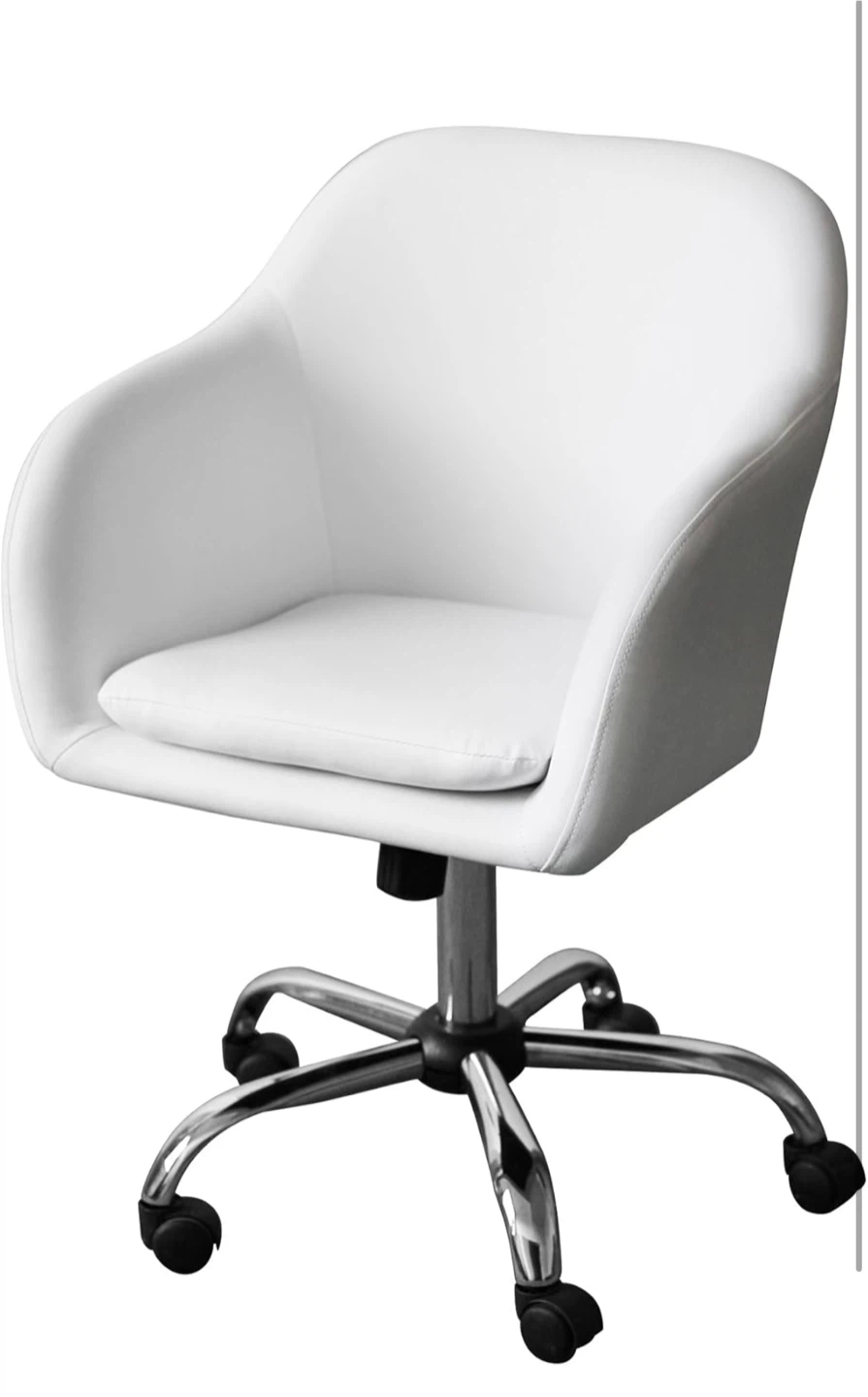 White Rolling Office Chair
