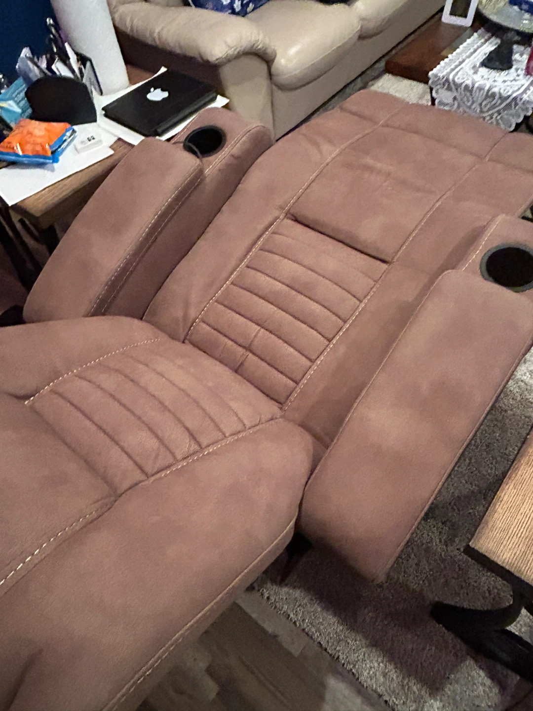 Dallas Glider Recliner - Mocha - photo 2