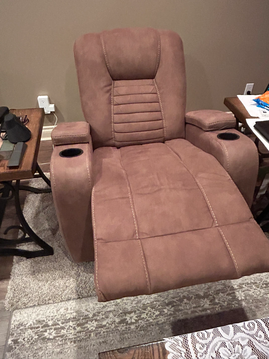 Dallas Glider Recliner - Mocha - photo 3