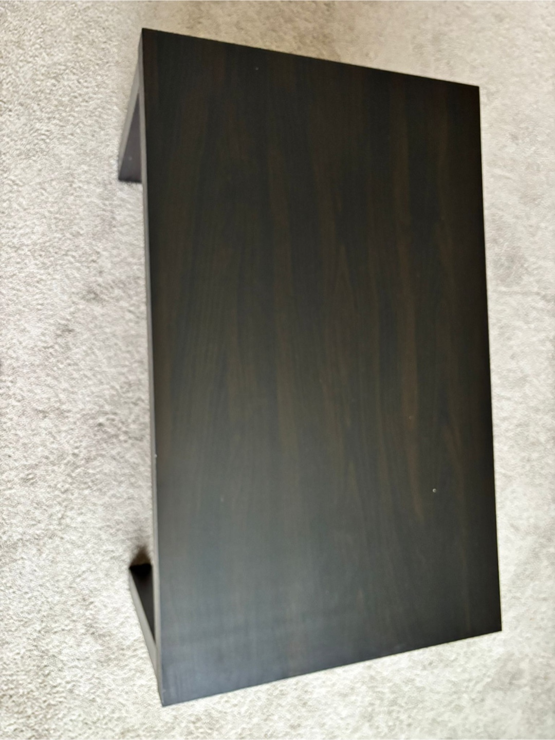 Dark Wood Coffee Table with Shelf - photo 3