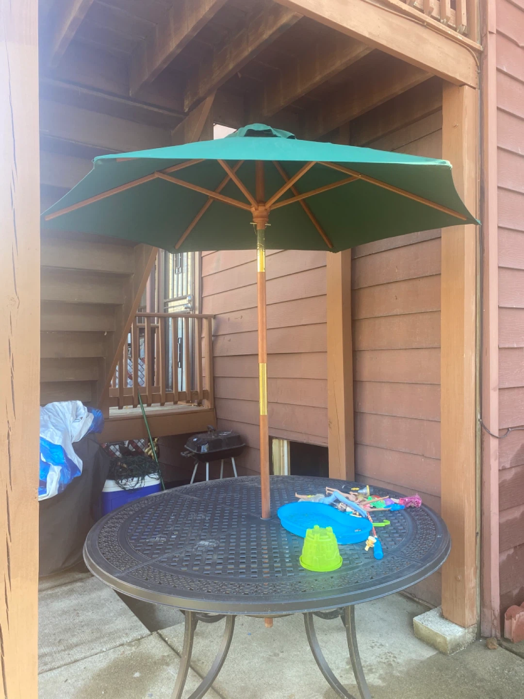 Green Patio Umbrella