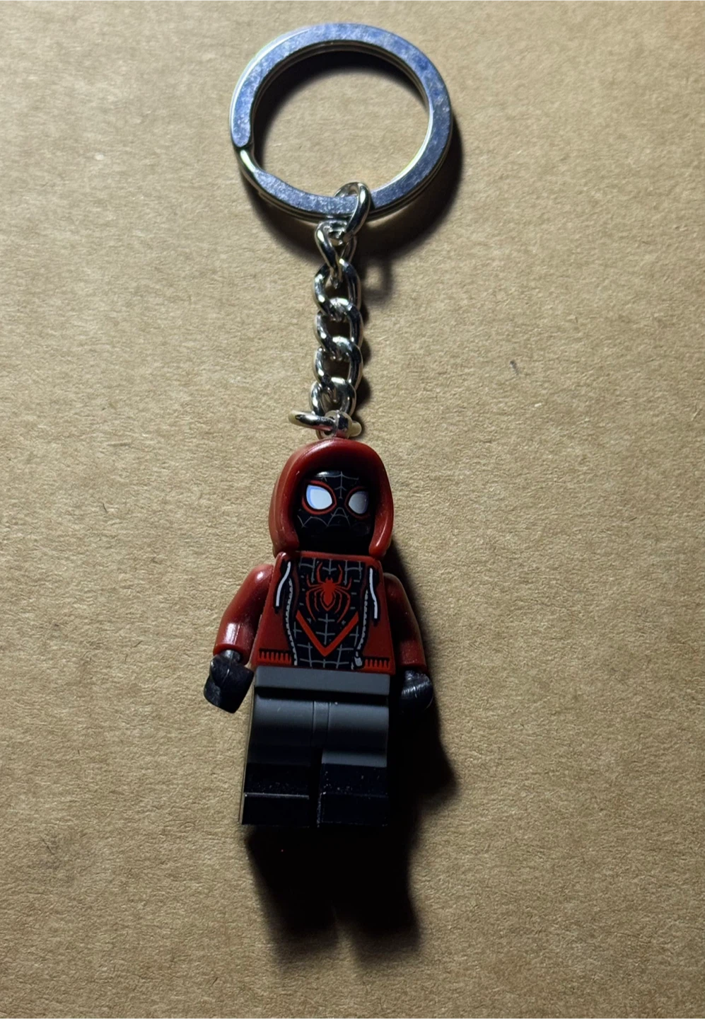 Lego Spider-Man Miles Morales Keychain
