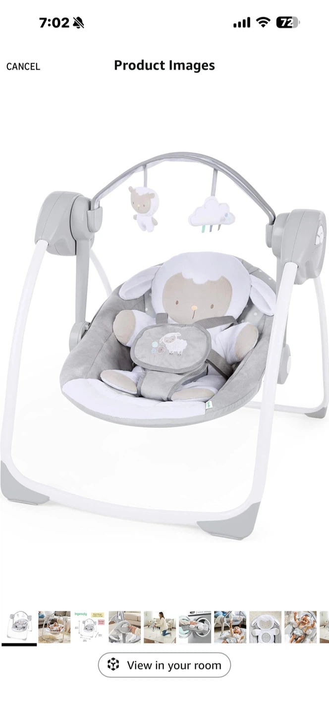 Baby Swing - Cuddle Lamb