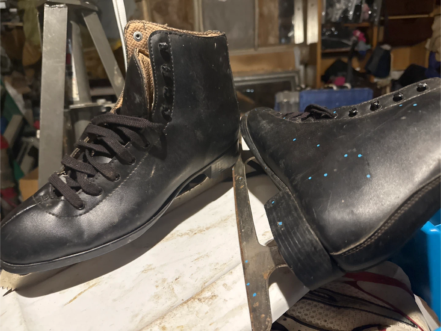 Black Ice Skates Size 12🏆 - photo 4