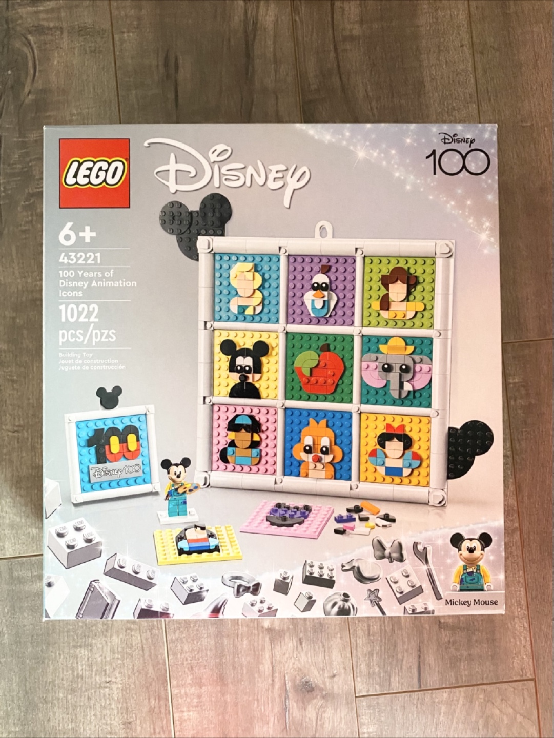LEGO 43221 Disney 100 Years of Disney Animation Icons Set 43221