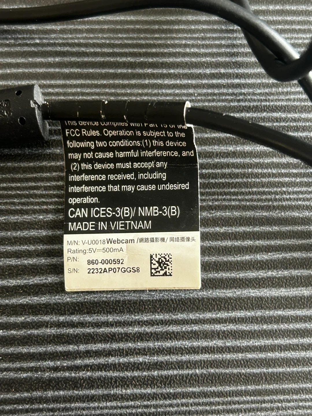 $10 - Logitech C270 HD Webcam - photo 3